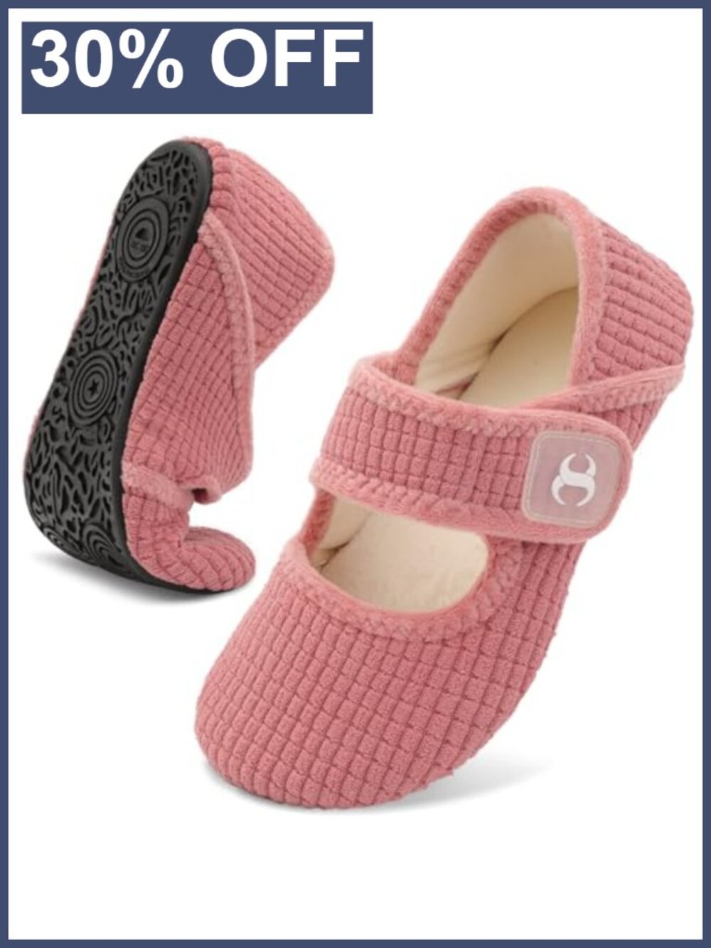 Wide Diabetic Slippers for Women Men Fuzzy Comfort House Shoes Non Slip